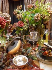 TABLE SETTING Hydrangea Autumn