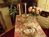 Table Setting LALIQUE ROSE
