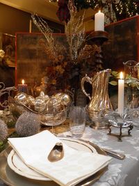Table Setting SILVER CRYSTAL